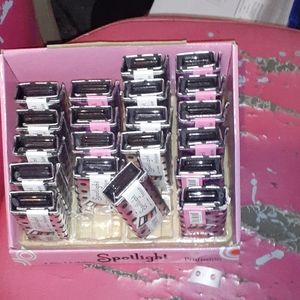 Lip gloss and eyeshadow